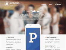 Tablet Screenshot of palaverapp.com